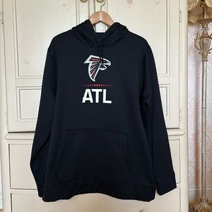 Under Armour Atlanta Falcons Combine Authentic Storm Black Swearshirt XL